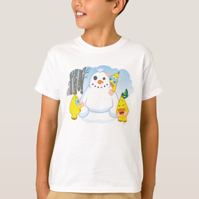 T-shirt Bonhomme de neige de Zingoz (Devant)