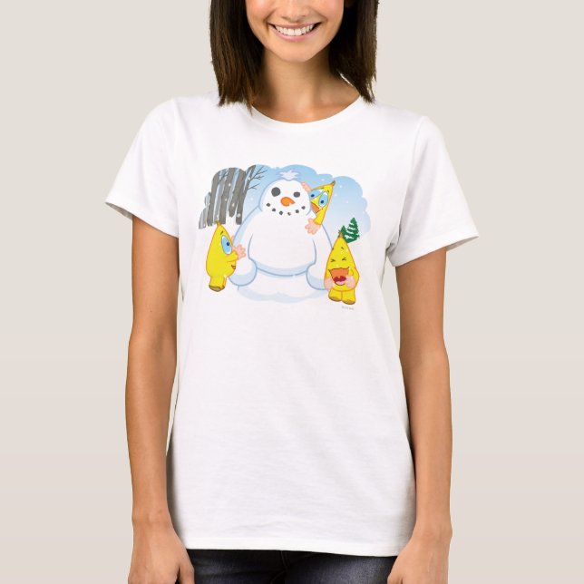 T-shirt Bonhomme de neige de Zingoz (Devant)