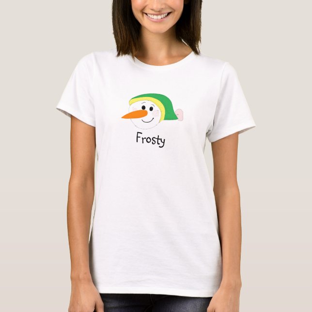 T-shirt Bonhomme de neige délice (Devant)