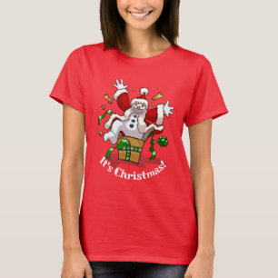 T-shirt Bonhomme de neige drôle C'est Noël ! Grand Surpris