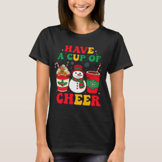 T-shirt Bonhomme de neige en pain d'épices au chocolat cha