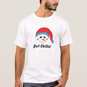 T-shirt Bonhomme de neige qui se détend