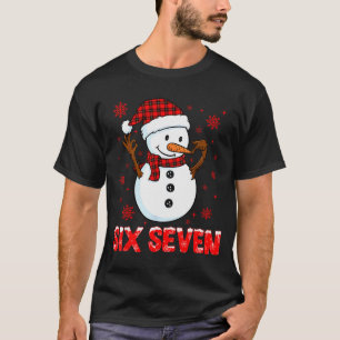 T-shirt Bonhomme de neige Six Sept Mème Argot 6 7 Drôle 67