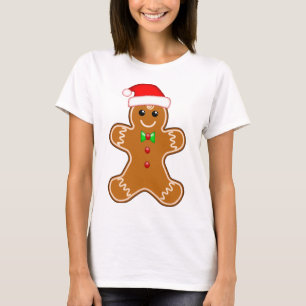 T-shirt Bonhomme en pain d'épice avec le casquette