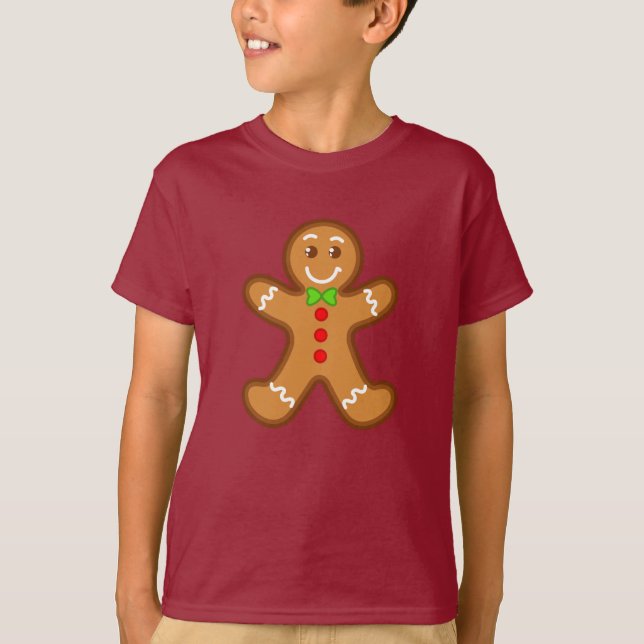 T-shirt bonhomme en pain d'épices XmaS (Devant)