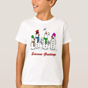 T-shirt Bonhommes de neige de jonglerie