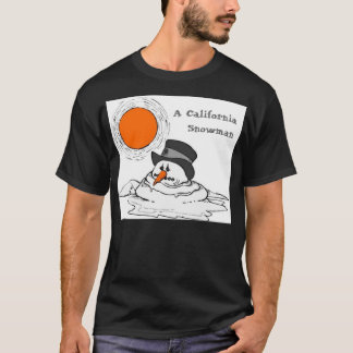 T-shirt Bonhommes de neige - en Californie ! !