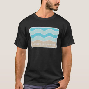 T-shirt Bonita Springs Floride Rétro FL Waves Beach Souven