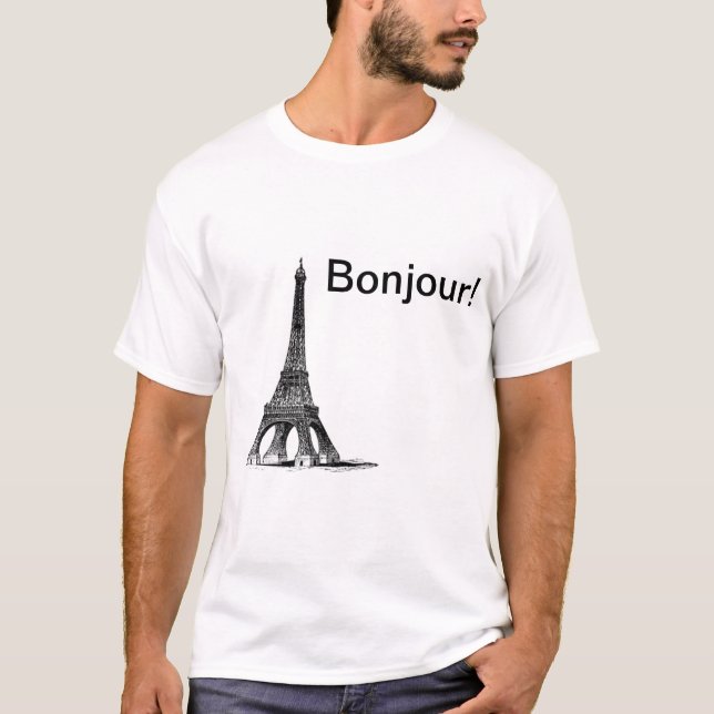 T-shirt Bonjour ! (Devant)