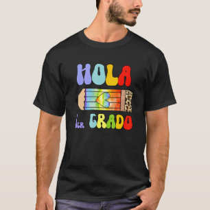 T-shirt Bonjour 1er Premier Grade Professeur d'espagnol Ma