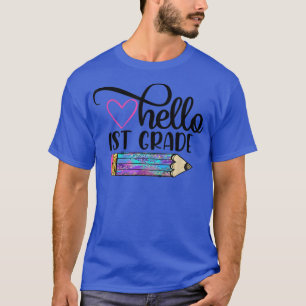 T-shirt Bonjour 1ère année Équipe Première année Retour à