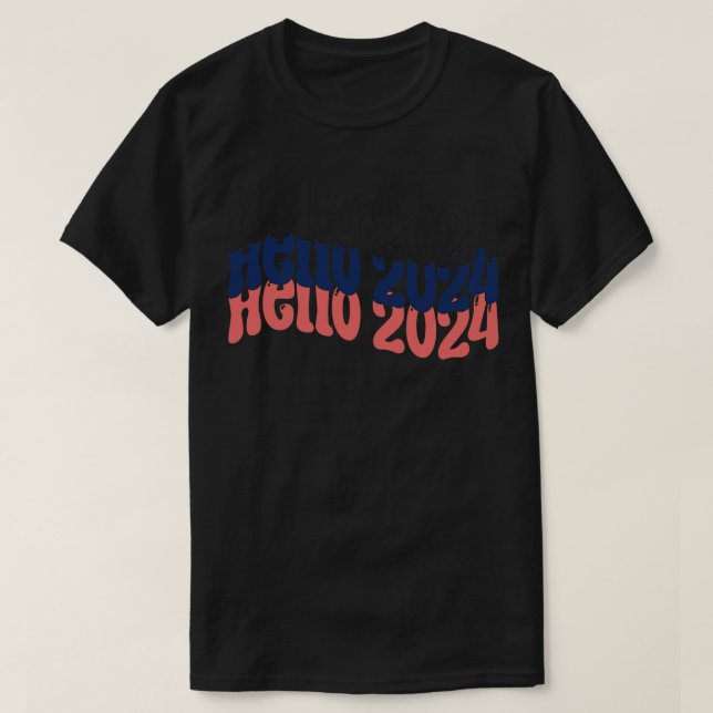 T-shirt Bonjour 2024 16 (Design devant)
