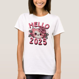 T-shirt Bonjour 2025, Bonne année 2025