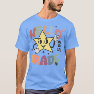 T-shirt Bonjour 2e année Équipe 2e année Retour à l'école