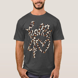 T-shirt Bonjour 40 Leapord