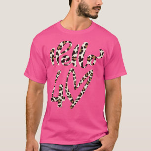 T-shirt Bonjour 40 Leapord Anniversaire Cadeau pour Maman
