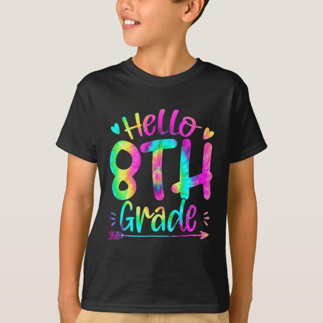 T-shirt Bonjour 5e année Retour à l'école Enseignants Enfa (Devant)