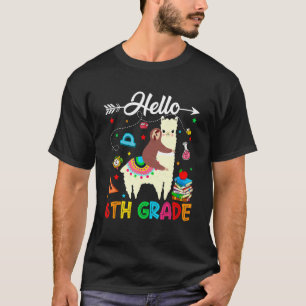 T-shirt Bonjour 6e année Bonne première journée de l'école