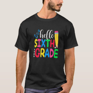 T-shirt Bonjour 6e classe Squad 6e classe Enseignants Garç