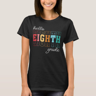 T-shirt bonjour 8e année