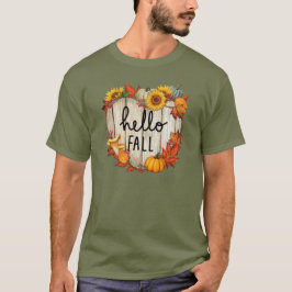 T-shirt Bonjour automne