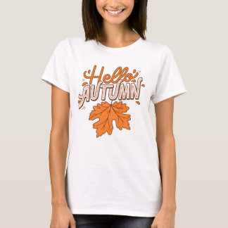 T-SHIRT BONJOUR AUTOMNE