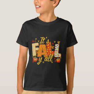 T-shirt Bonjour Automne Citrouille C'est Automne Yall Auto