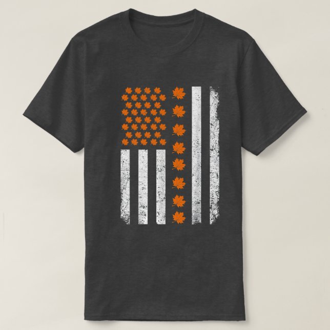 T-shirt Bonjour Automne Feuilles Automne Saison Maples Ame (Design devant)