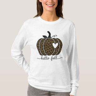 T-shirt Bonjour Automne Feuilles De L'Automne Cosy Automne