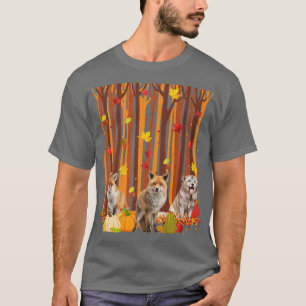 T-shirt Bonjour Automne Pour Maple Leaf Automne Citrouille