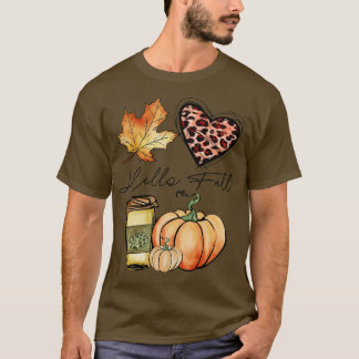 T-shirt Bonjour Automne saison automne