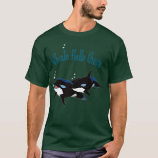 T-shirt Bonjour aux baleines là 2 1
