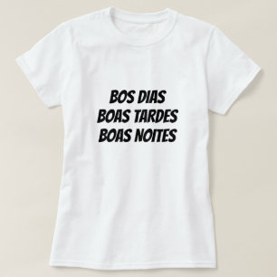 T-shirt Bonjour Bonjour Bonjour Bonjour Bonne nuit en Gali