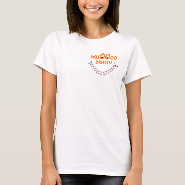 T-shirt Bonjour Bravo Tangerine Adieu bonbon, gomme et sod (Devant)
