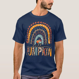 T-shirt Bonjour Chemises Citrouilles avec Citrouille arc-e