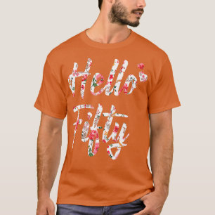 T-shirt Bonjour Cinquante Joyeux 50e Anniversaire 50 Anniv