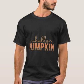 T-shirt Bonjour Citrouille