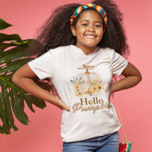T-shirt Bonjour Citrouille