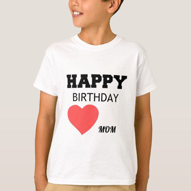 T-SHIRT BONJOUR DE NAISSANCE MAMAN (Devant)