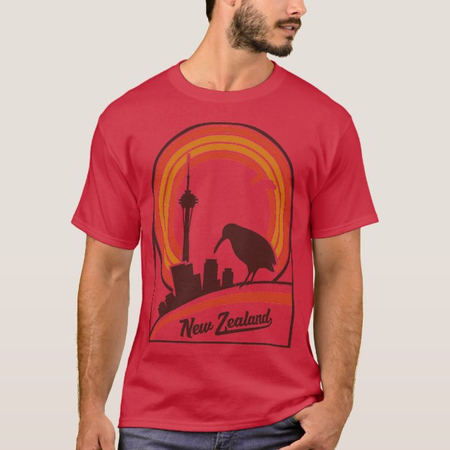 T-shirt bonjour de Nouvelle-Zélande (Devant)