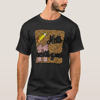 T-shirt Bonjour Enseignant 11e année Premier jour de l'éco