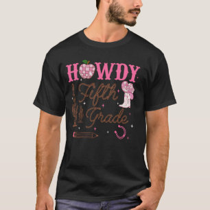 T-shirt Bonjour Enseignant de Première Année d'Étude Cow-b