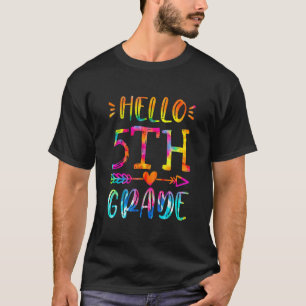 T-shirt Bonjour enseignants de 5e année Cinquième année Ti