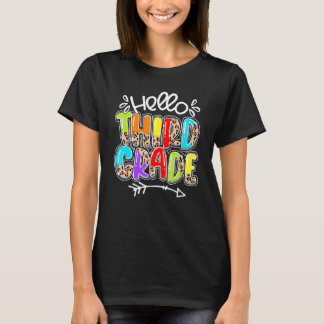 T-shirt Bonjour Équipe de 3e année Enseignant de 3e année