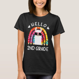 T-shirt Bonjour Équipe Deuxième Année 2e Année Enfants Lam