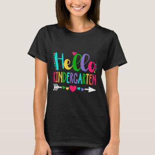 T-shirt Bonjour Équipe Enseignante de Maternelle Kinder Re