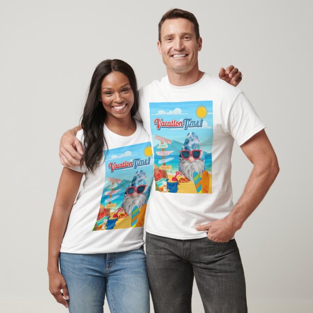 T-shirt Bonjour été (Unisexe)