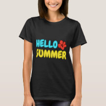 T-Shirt Bonjour Été