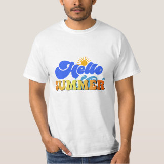 T-shirt Bonjour été