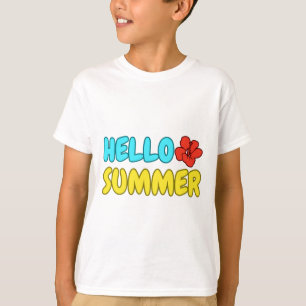 T-Shirt Bonjour Été Enfants